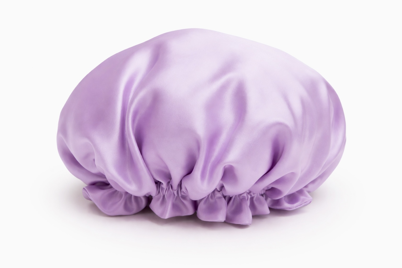 کلاه ساتن یاسی کمرنگ