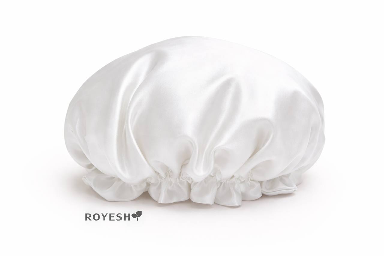 کلاه خواب ساتن سفید